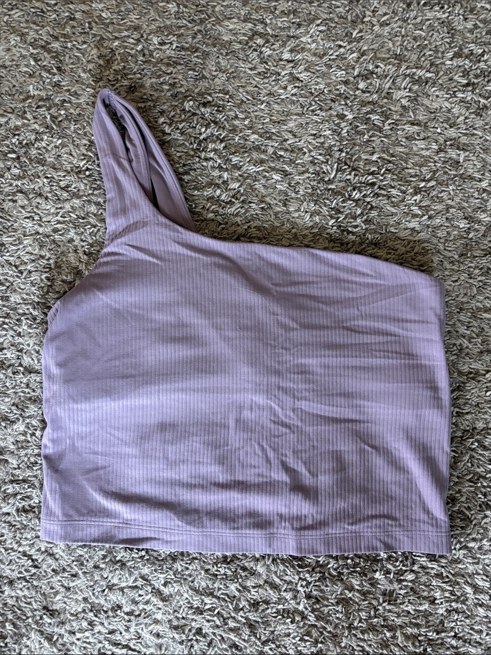 lululemon athletica One-Shoulder Ribbed Tank Top - Lavender